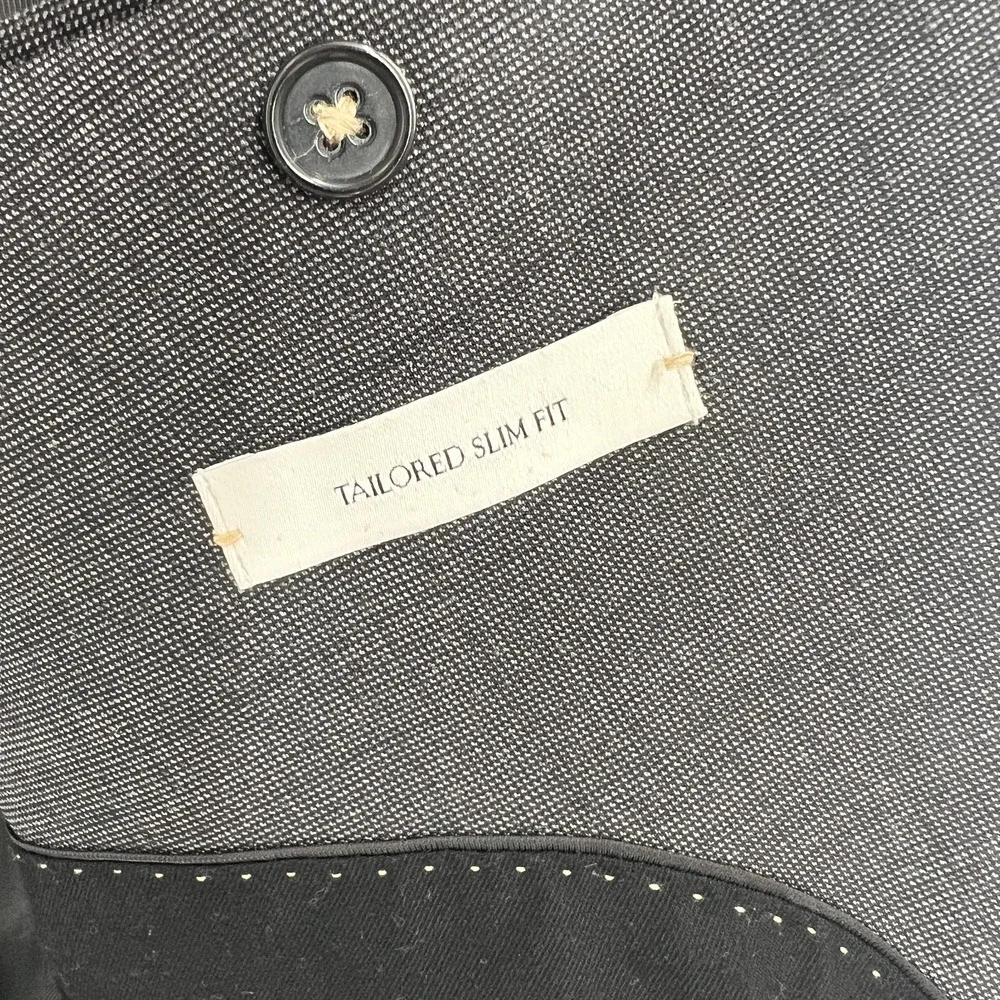 Banana Republic X reda flexo tailored slim fit wool sport coat blazer jacket 46R